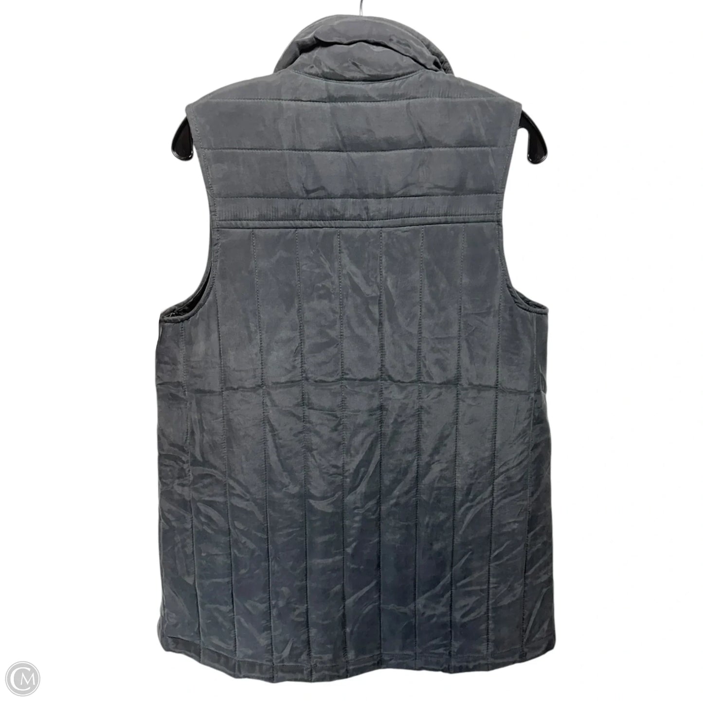 Vest Puffer & Quilted By Habitat In Grey, Size: M