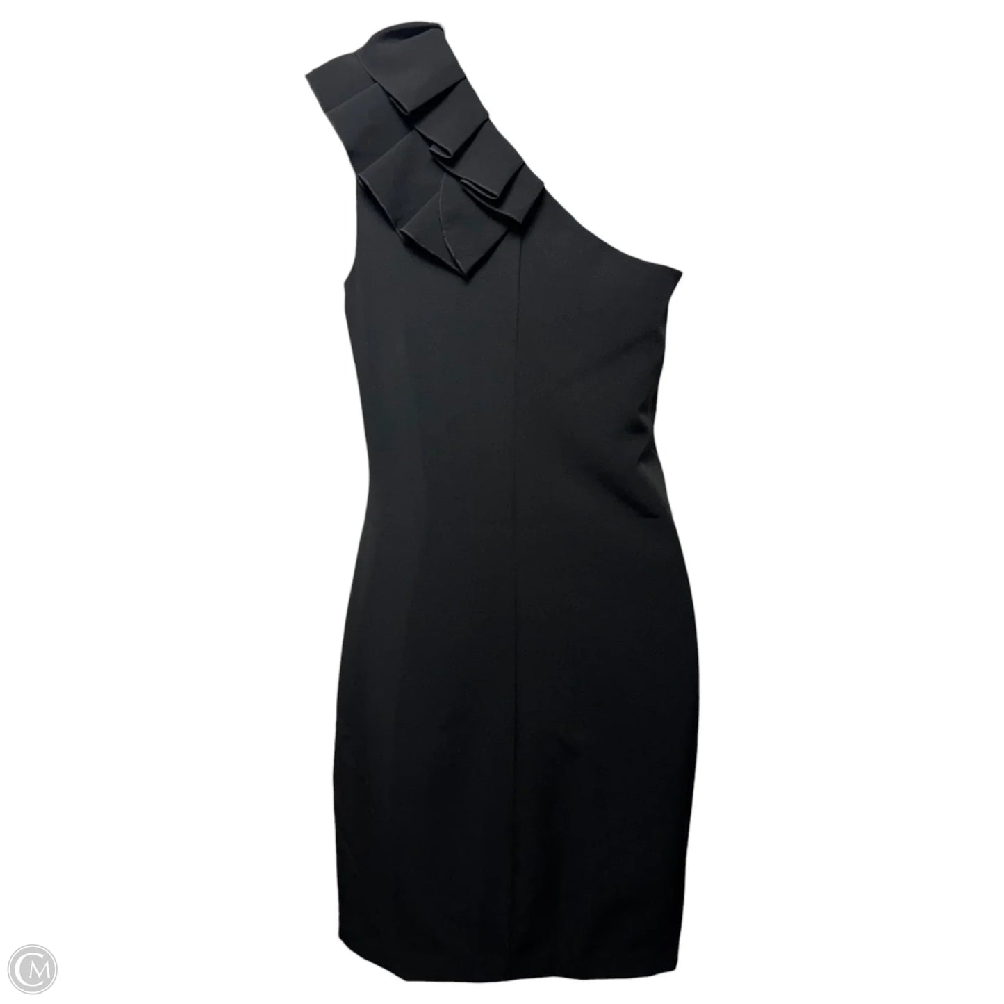 Casa Mexico La Cruz Sheath One Shoulder Dress By Trina Turk In Black, Size: 0