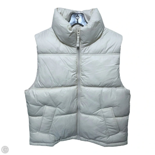 Vest Puffer & Quilted By American Eagle In Cream, Size: M