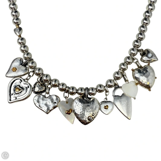 Multi Heart Charm Necklace By Chicos