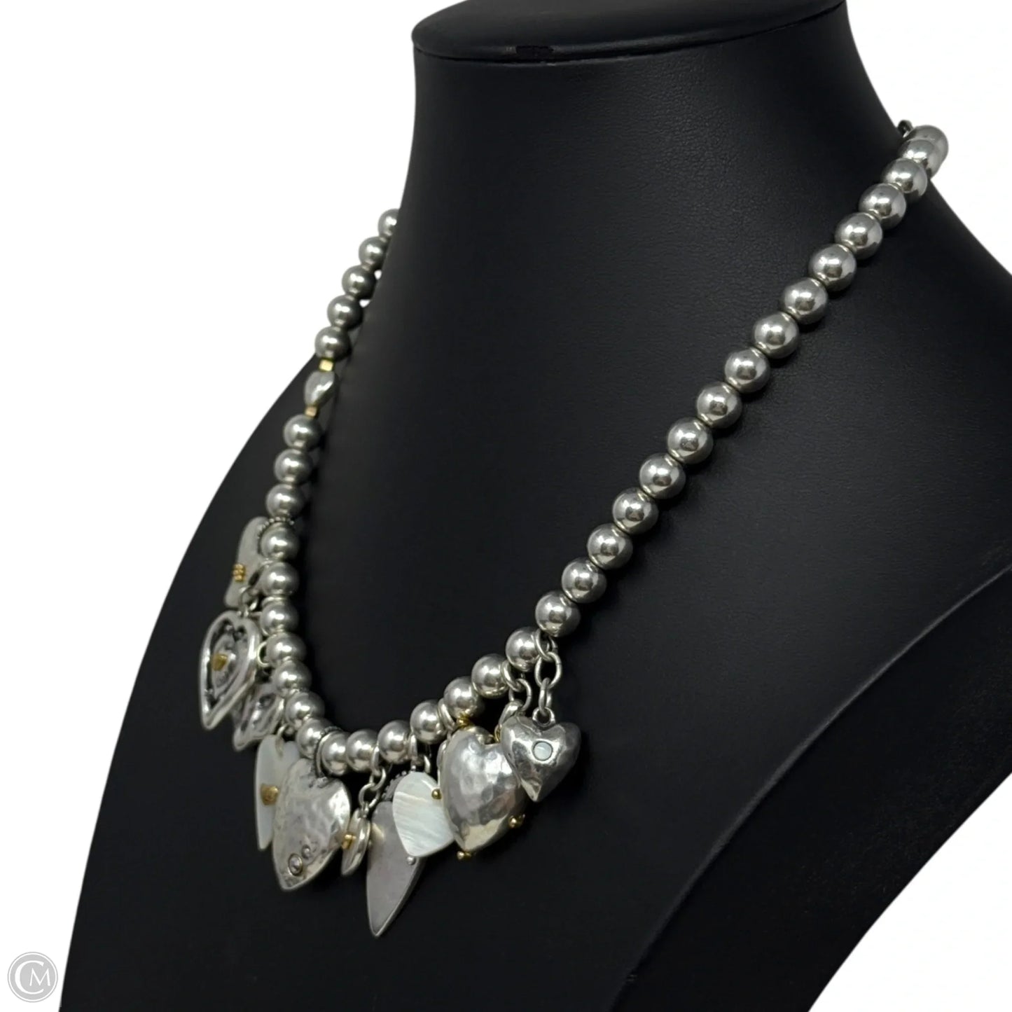 Multi Heart Charm Necklace By Chicos