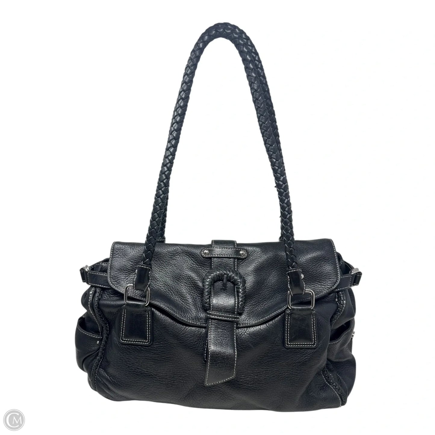 Tahoe Hobo Handbag Leather By Donald Pliner, Size: Large
