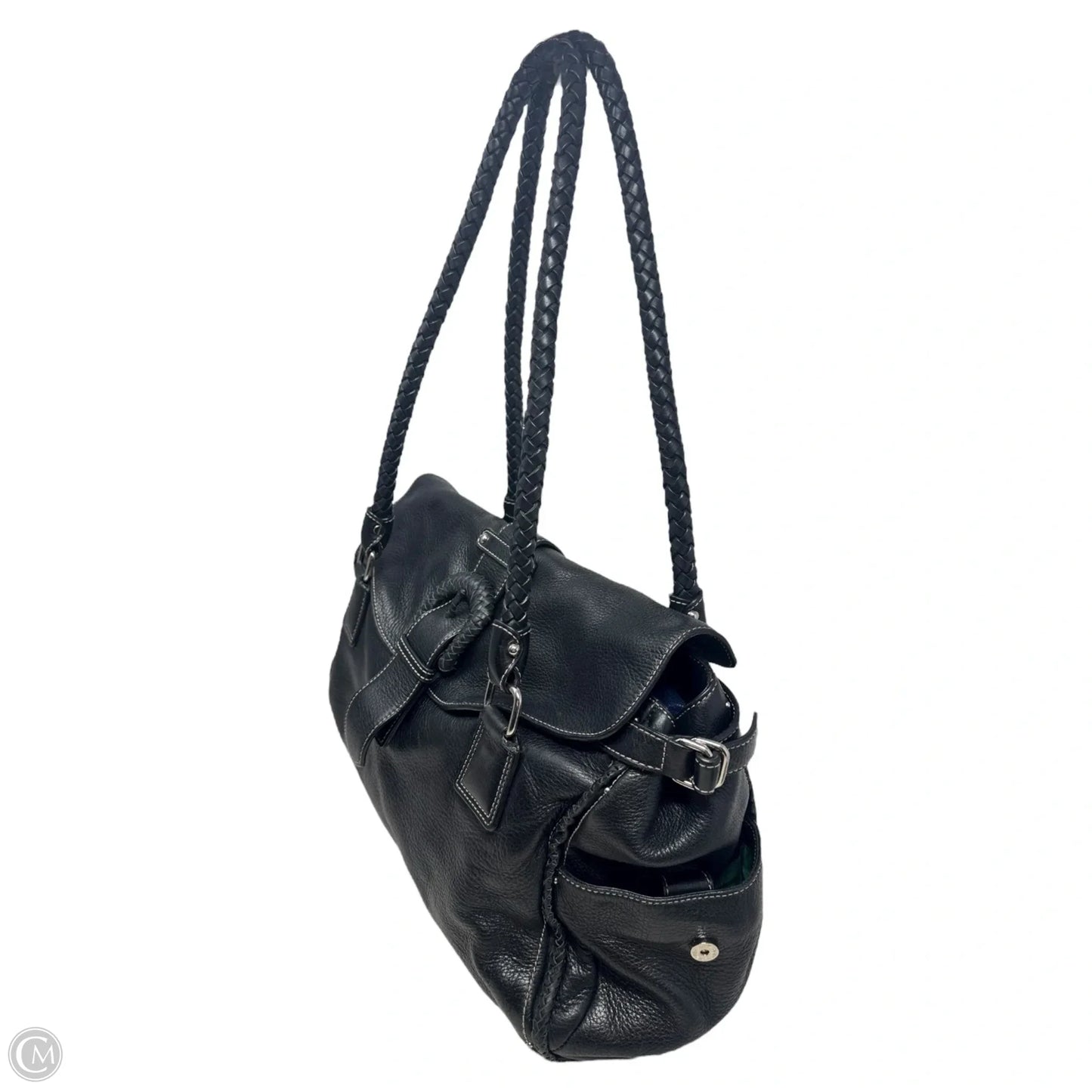 Tahoe Hobo Handbag Leather By Donald Pliner, Size: Large