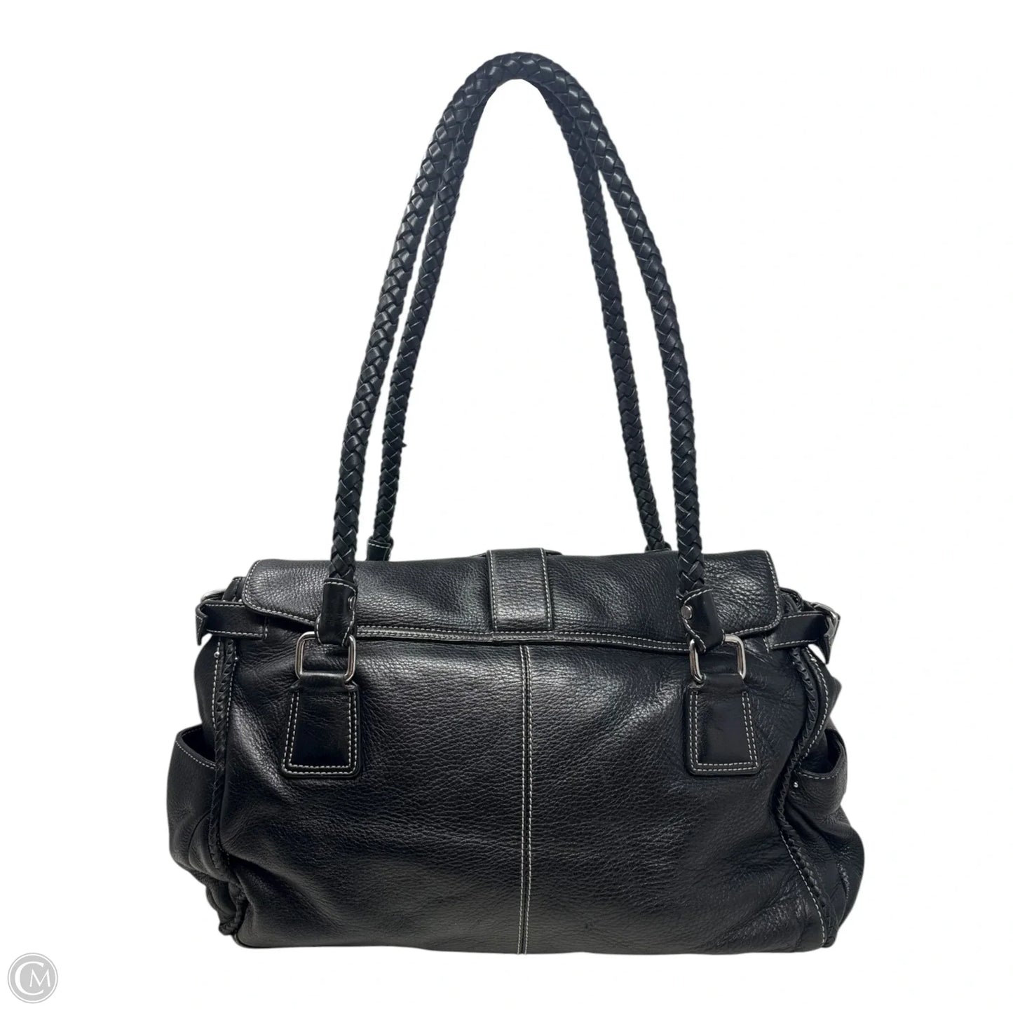 Tahoe Hobo Handbag Leather By Donald Pliner, Size: Large