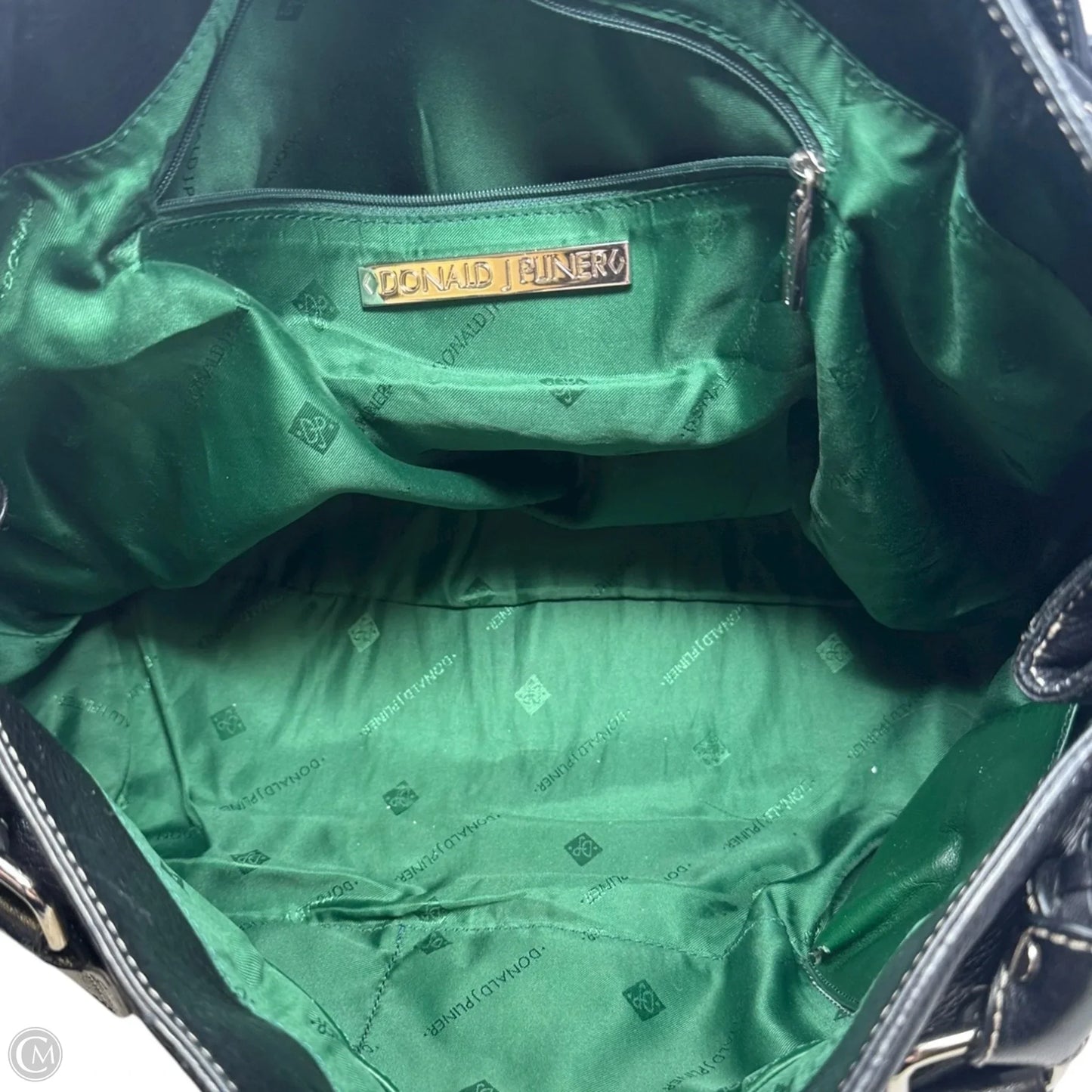 Tahoe Hobo Handbag Leather By Donald Pliner, Size: Large