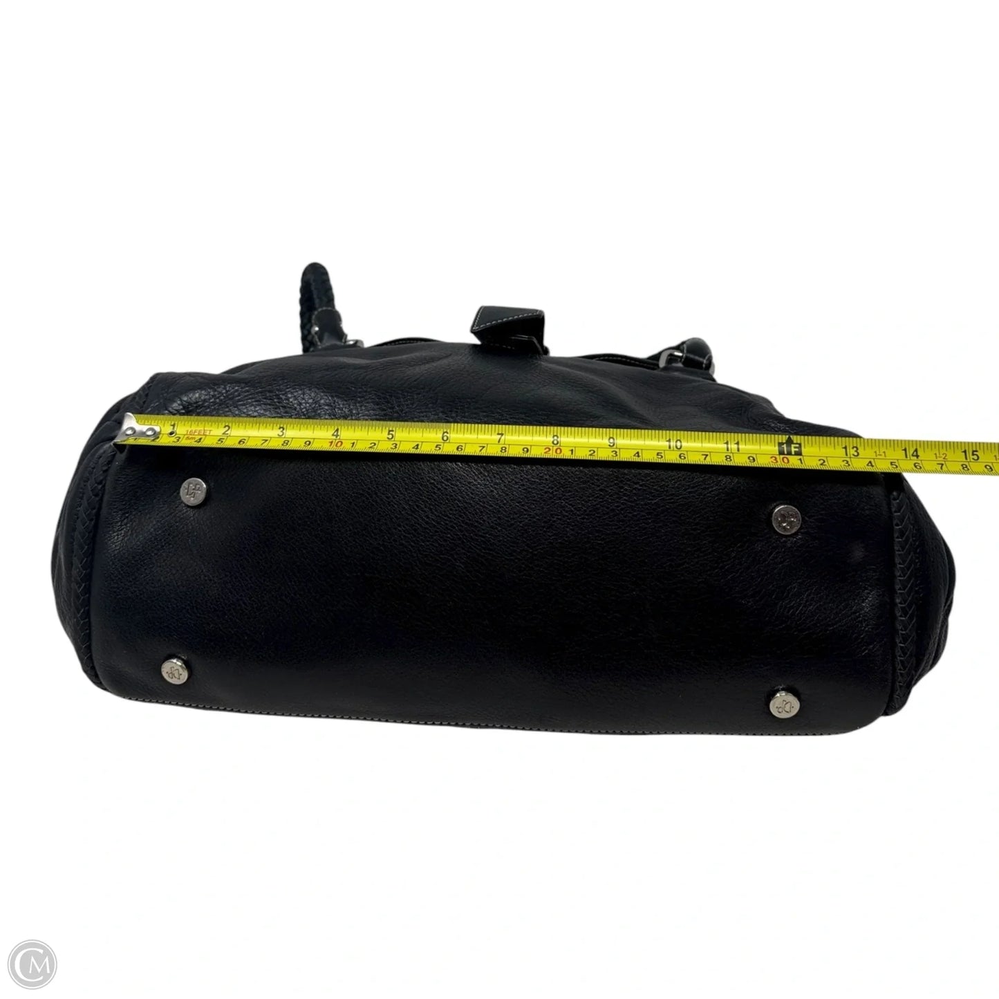 Tahoe Hobo Handbag Leather By Donald Pliner, Size: Large