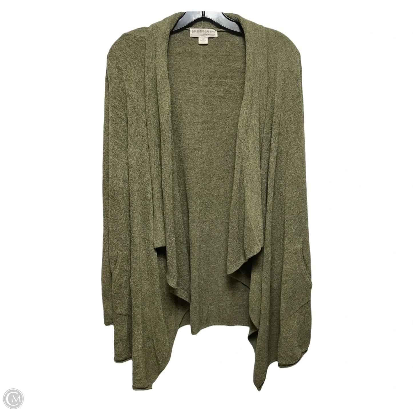 Sweater Cardigan By Barefoot Dreams In Green, Size: Xl
