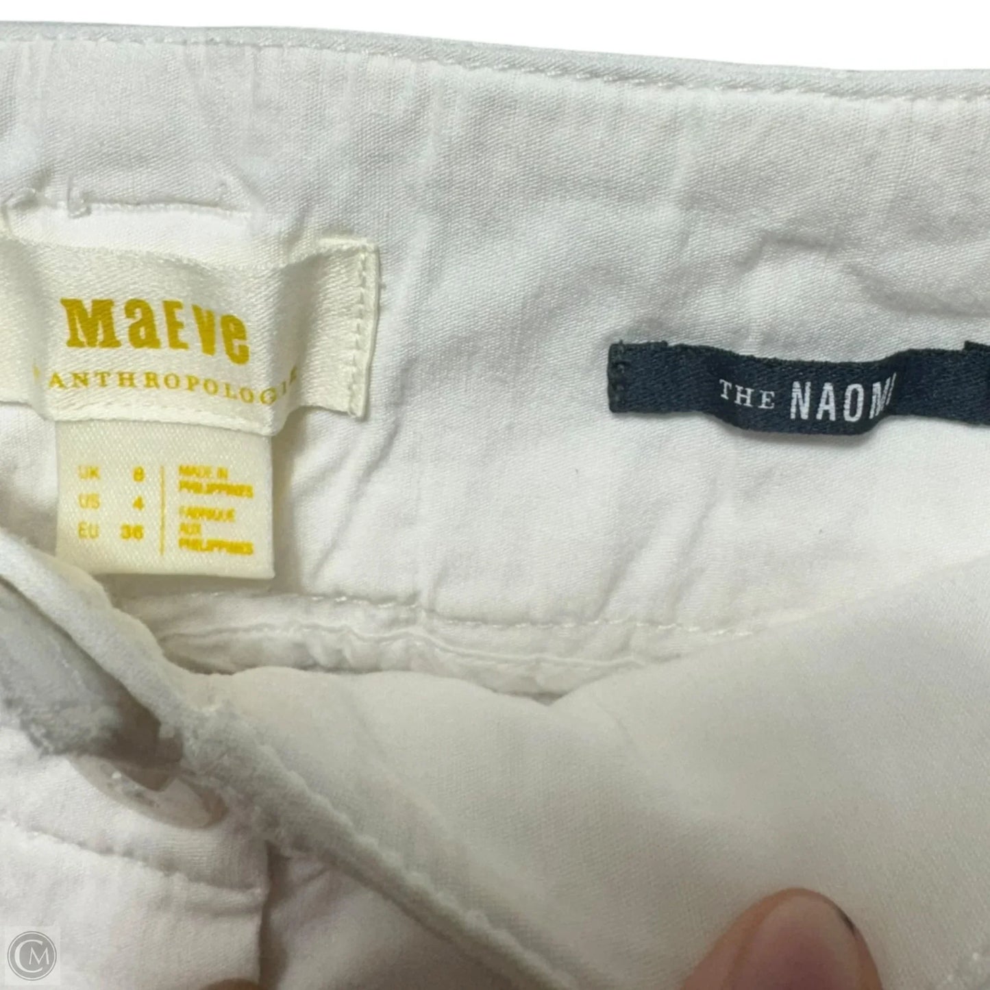 Naomi Pants Wide Leg By Maeve In White, Size: 4