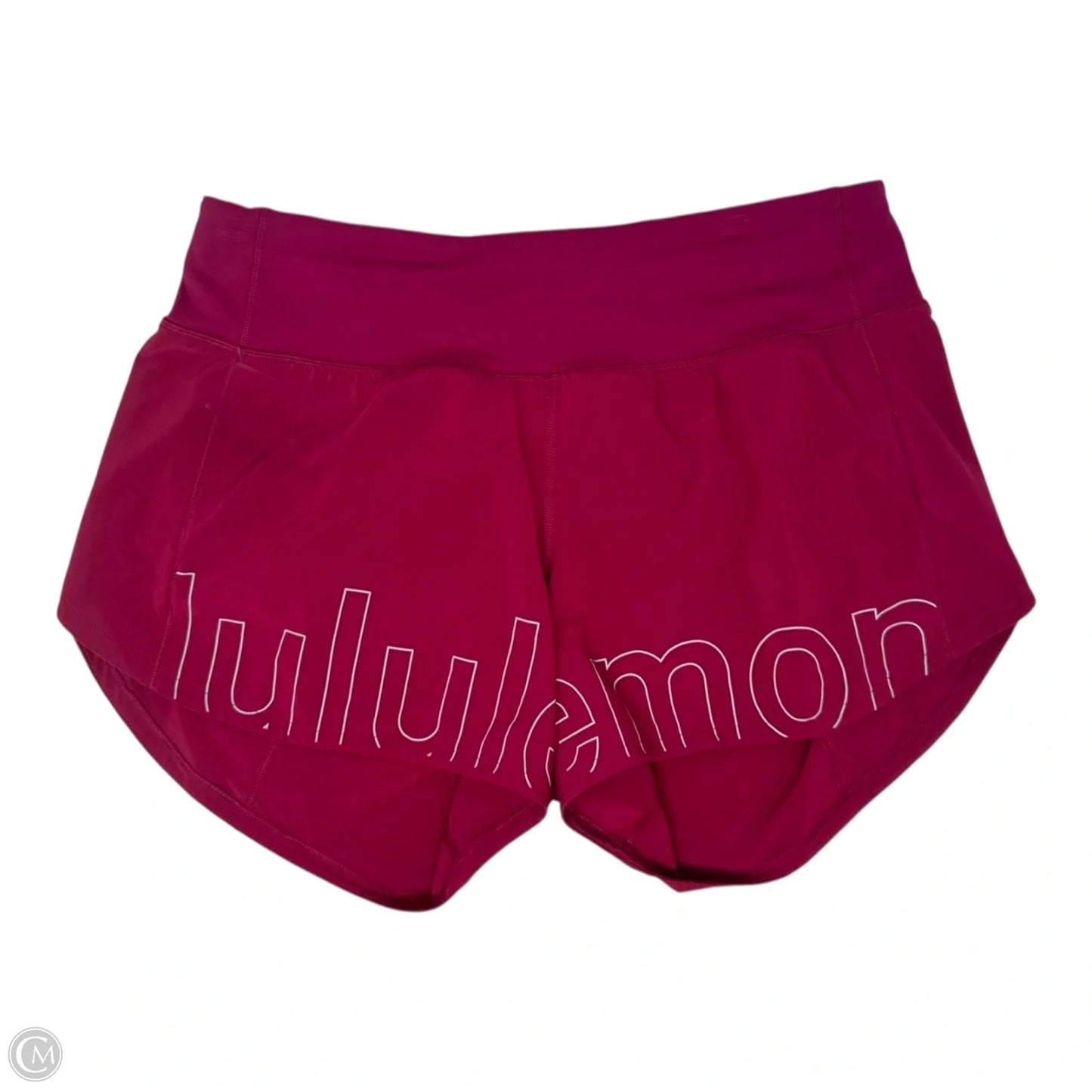 Athletic Shorts By Lululemon In Red, Size: 6
