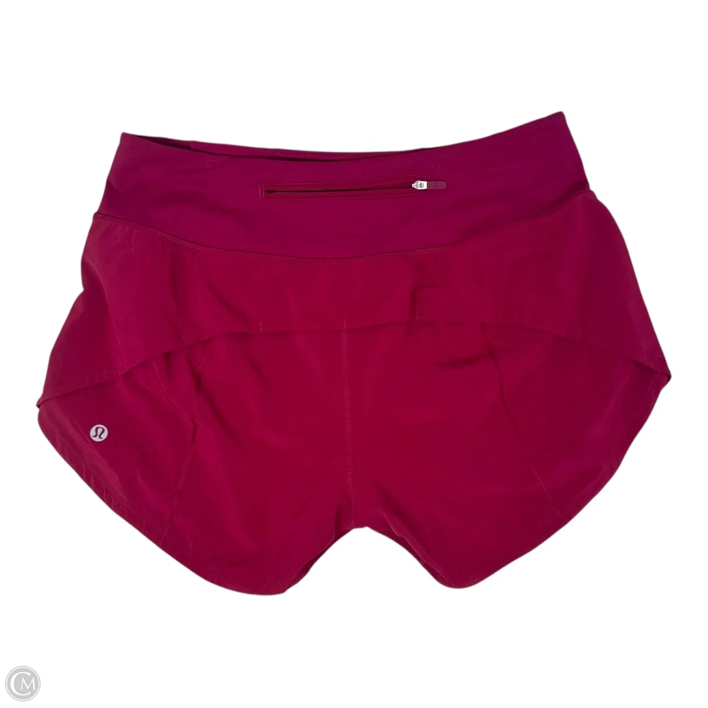 Athletic Shorts By Lululemon In Red, Size: 6