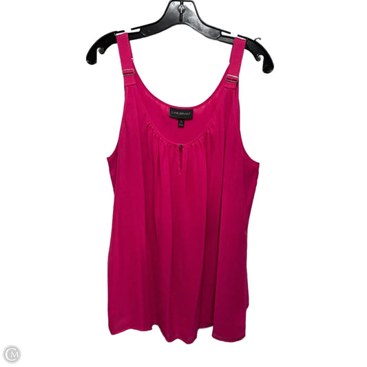 Top Sleeveless By Lane Bryant In Pink, Size: 26