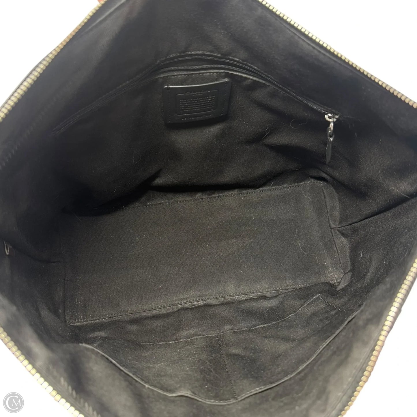 Gallery Tartan Tote Designer By Coach, Size: Medium