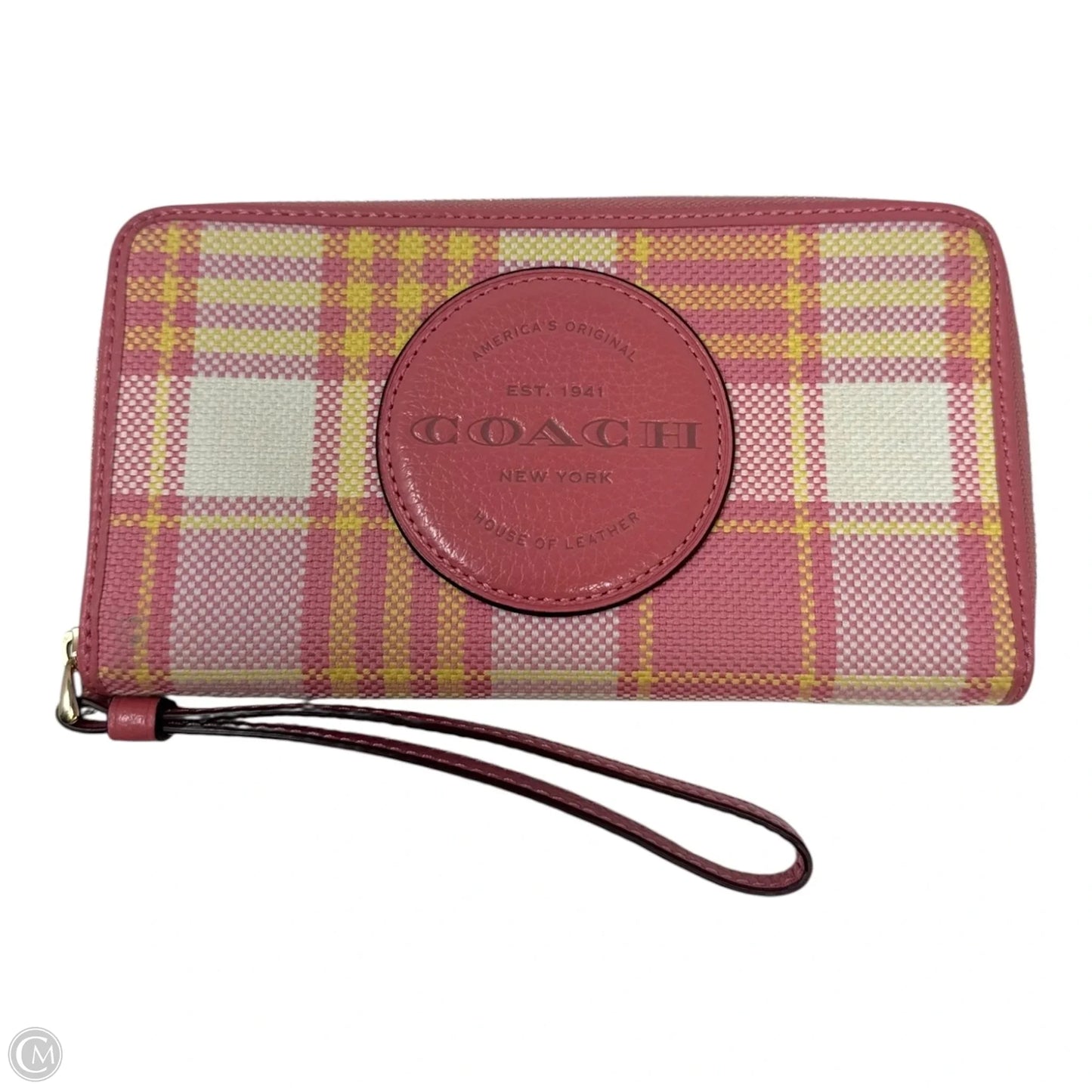Dempsey Phone Wallet Wristlet Designer By Coach, Size: Medium