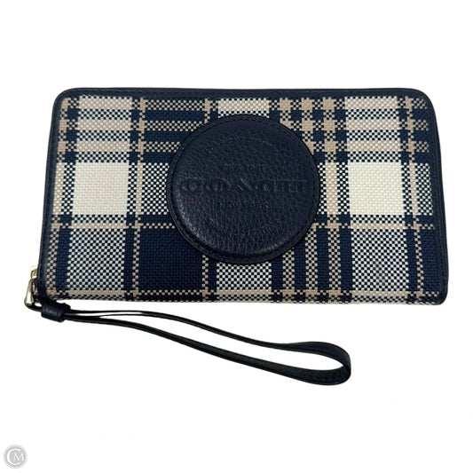 Dempsey Phone Wallet Wristlet Designer By Coach, Size: Medium