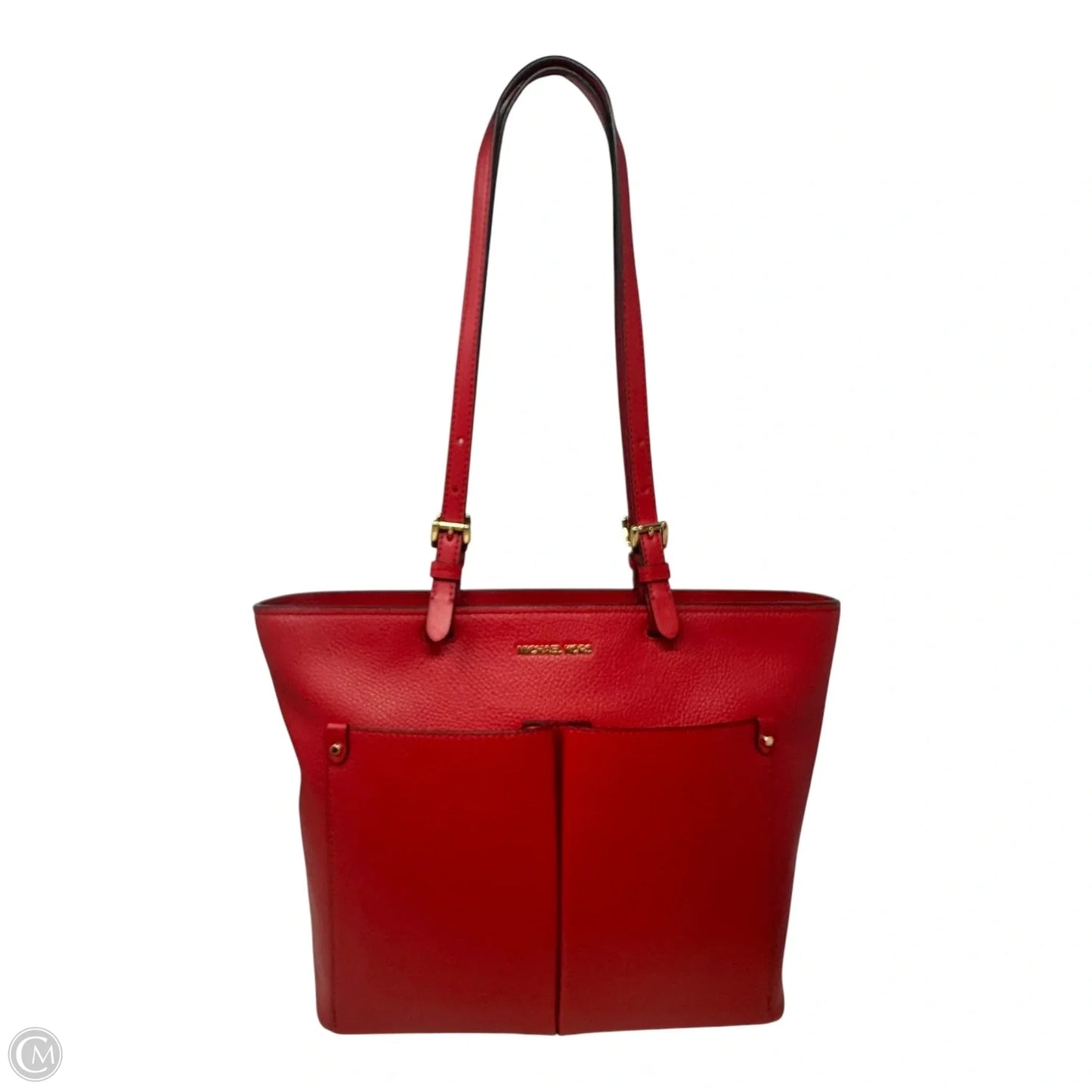 Double Pocket Tote Designer By Michael Kors, Size: Medium