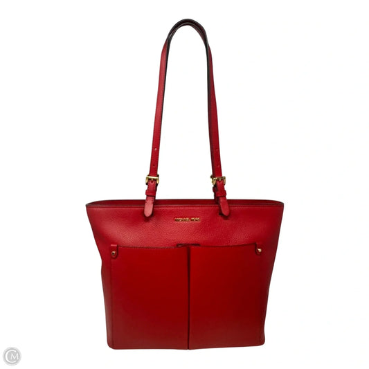 Double Pocket Tote Designer By Michael Kors, Size: Medium