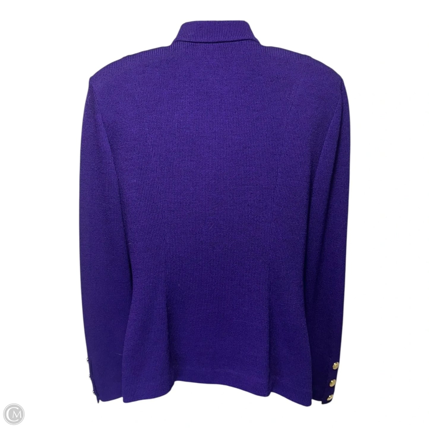 Jacket Luxury Designer By St John Collection In Purple, Size: 6