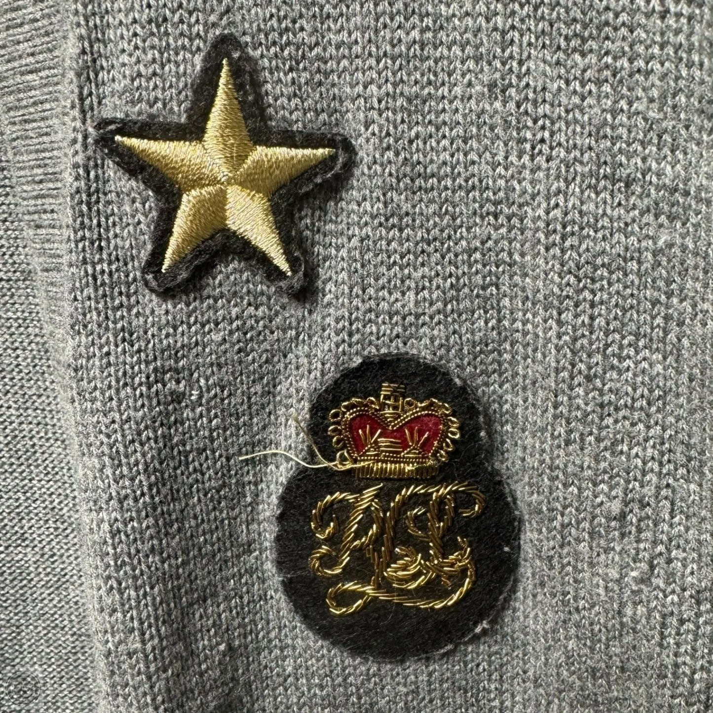 Sweater Cardigan By Lauren By Ralph Lauren In Grey, Size: 1x