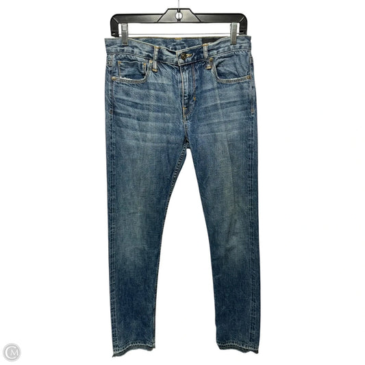 Jeans Skinny By Vince In Blue Denim, Size: 4