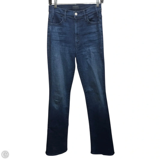 The Hustler Heel Jean By Mother In Blue Denim, Size: 4