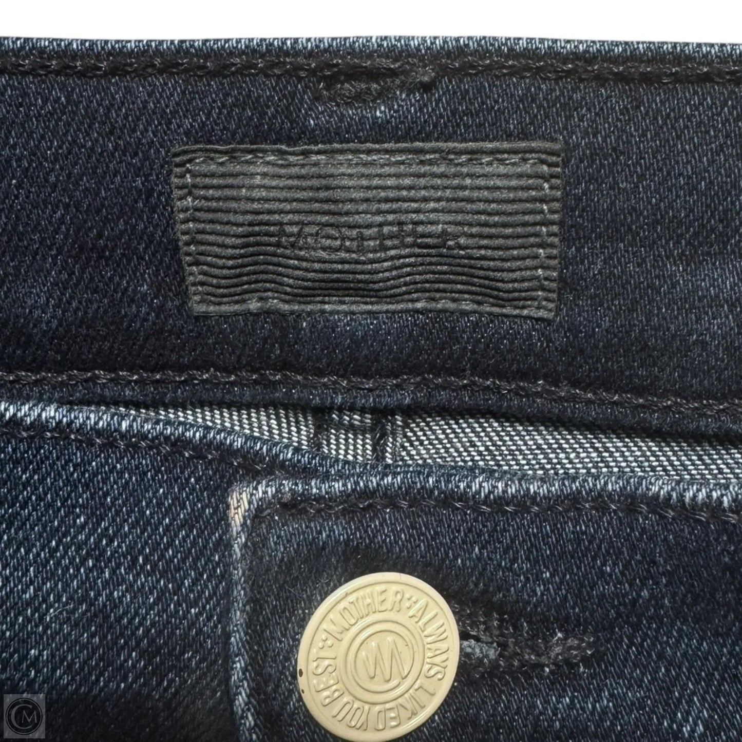 The Hustler Heel Jean By Mother In Blue Denim, Size: 4
