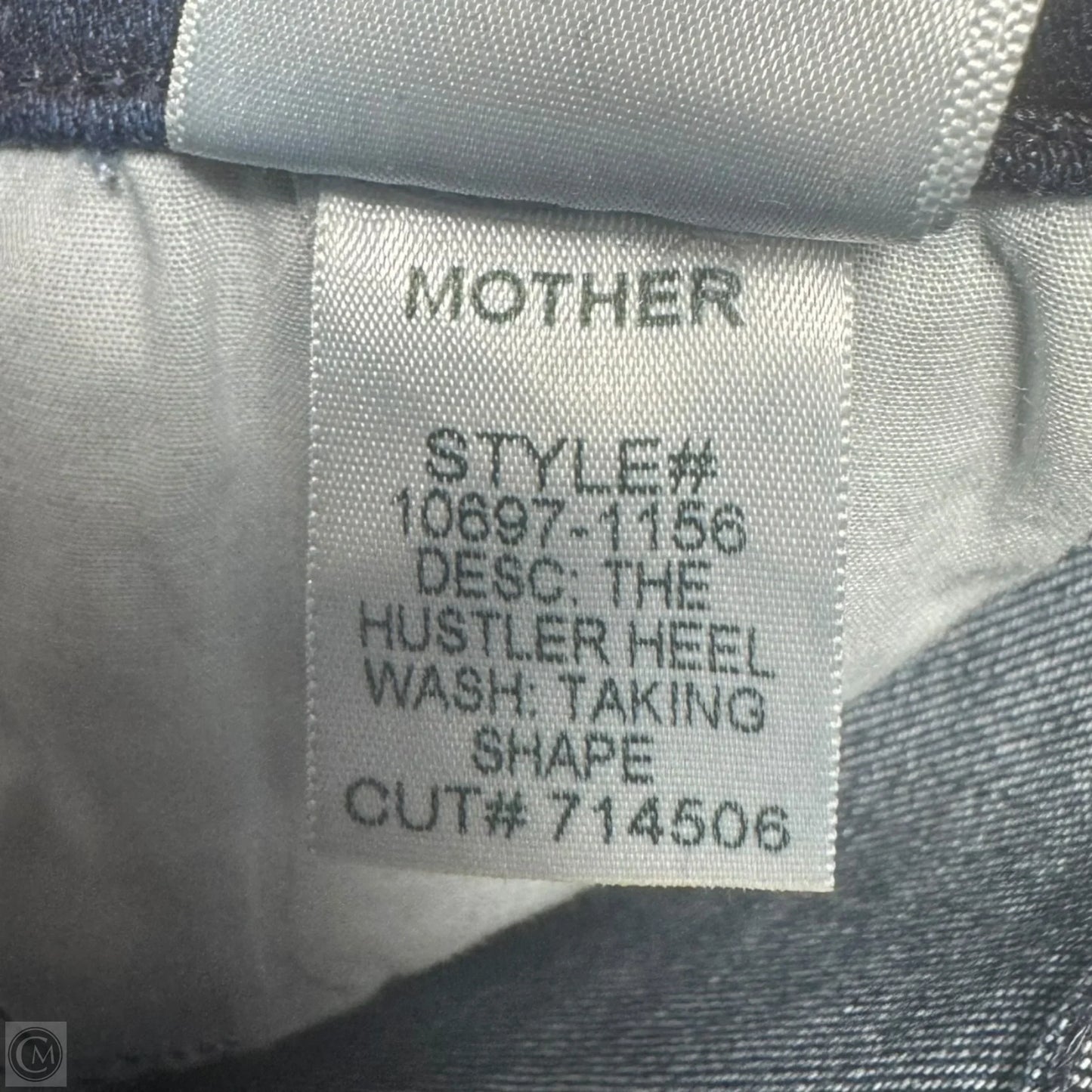 The Hustler Heel Jean By Mother In Blue Denim, Size: 4