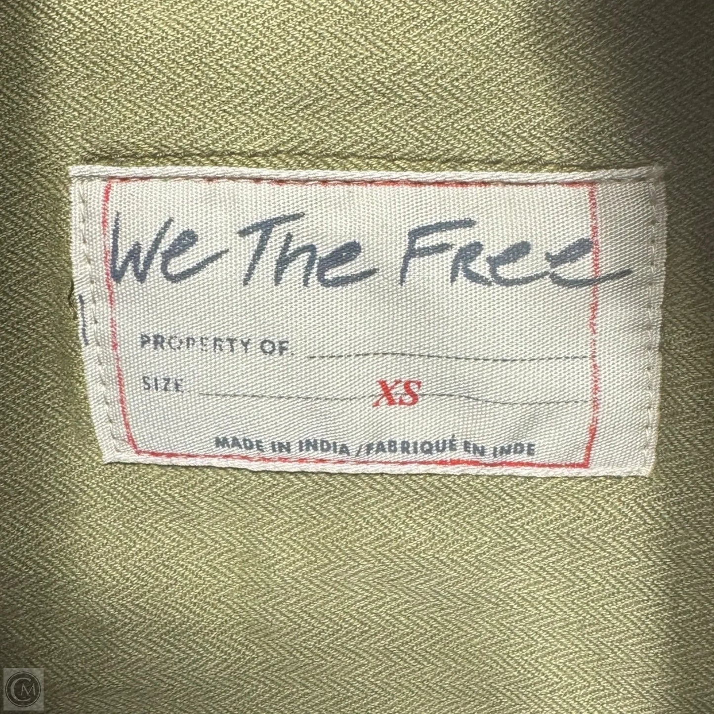 Jacket Utility By We The Free In Green, Size: Xs