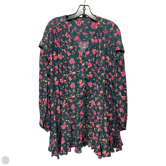 Dress Casual Short By Free People In Floral Print, Size: L