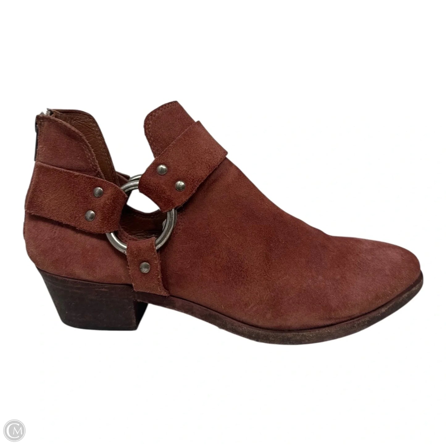 Harness Boots Designer By Frye In Orange, Size: 9