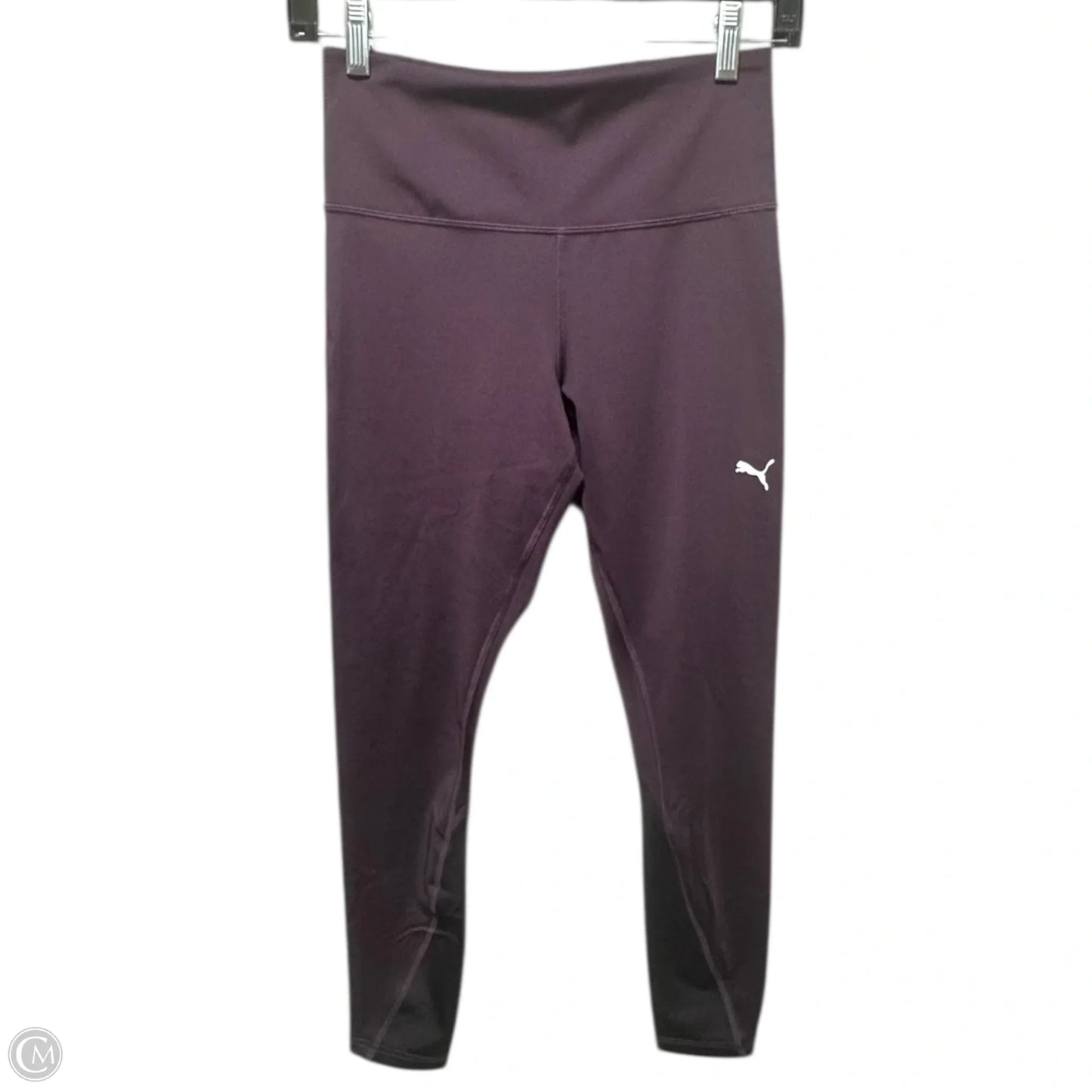 Athletic Leggings By Puma In Maroon, Size: S