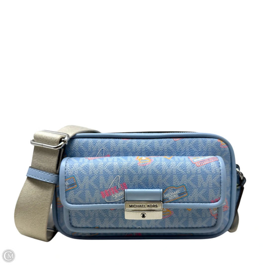 Bradshaw Extra-Small Embellished Signature Logo Camera Crossbody Bag Designer By Michael Kors, Size: Small
