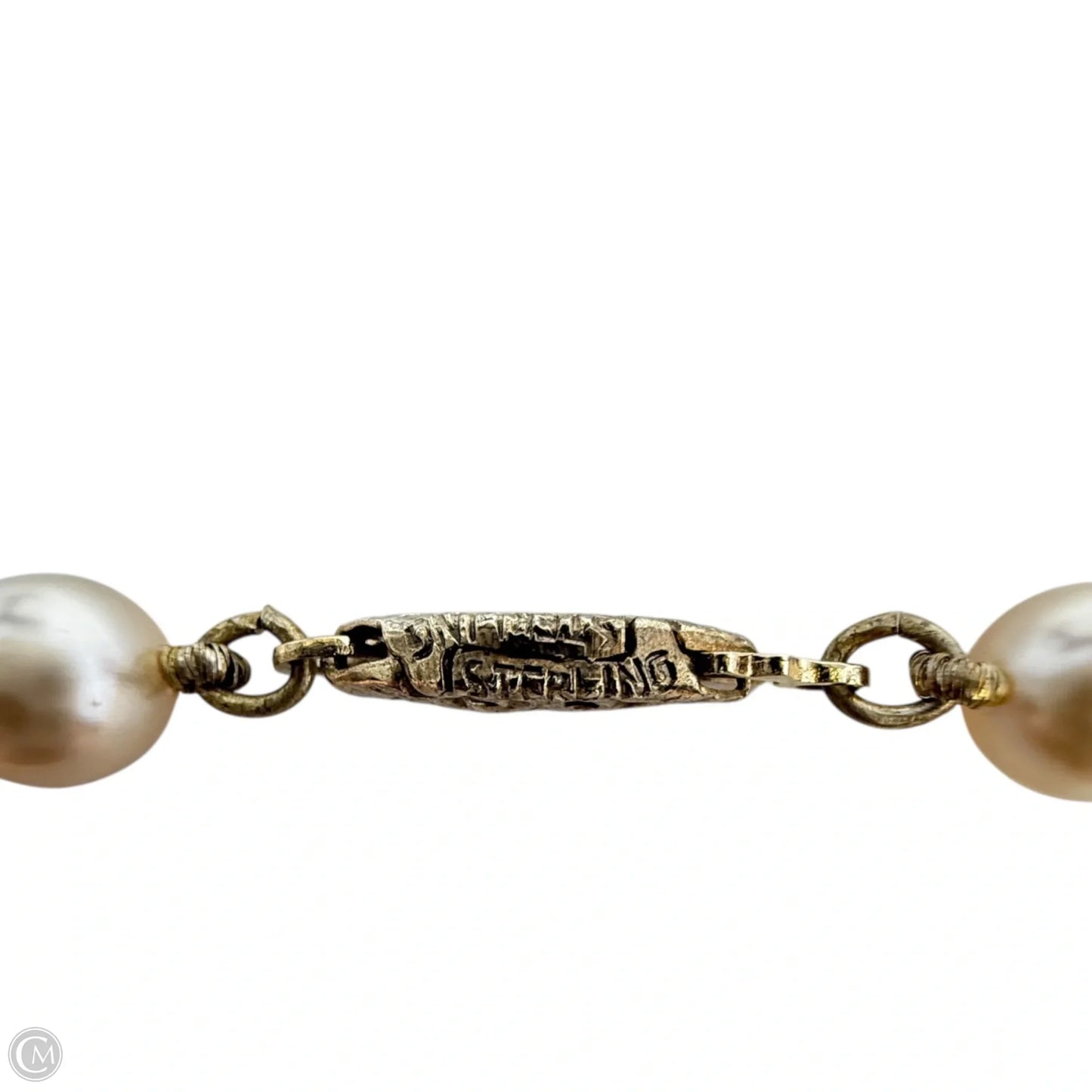 Sterling Silver Clasp Pearl Bracelet