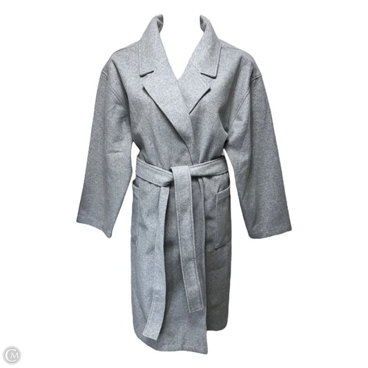 Coat Trench Coat By Gap In Grey, Size: Xxl