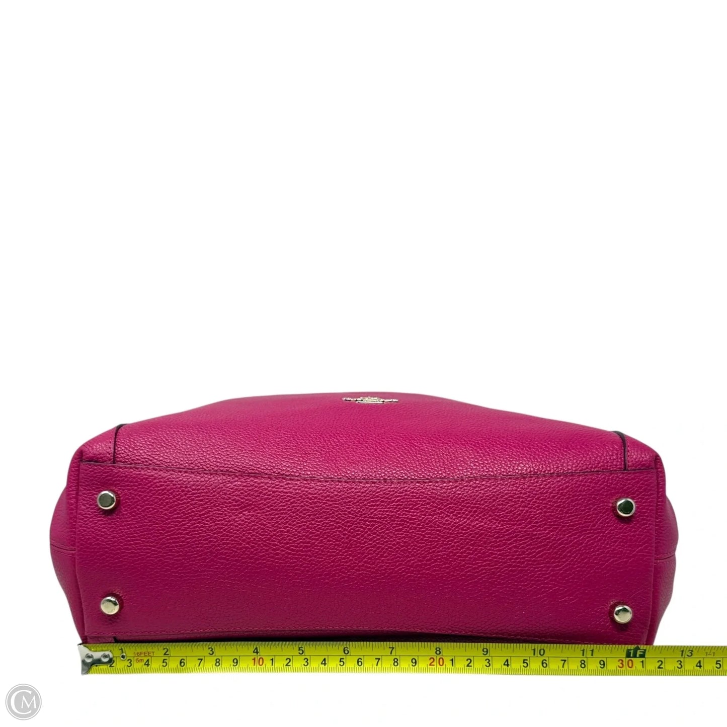 Pebbled Leather Edie 31 Shoulder Bag Designer By Coach, Size: Medium