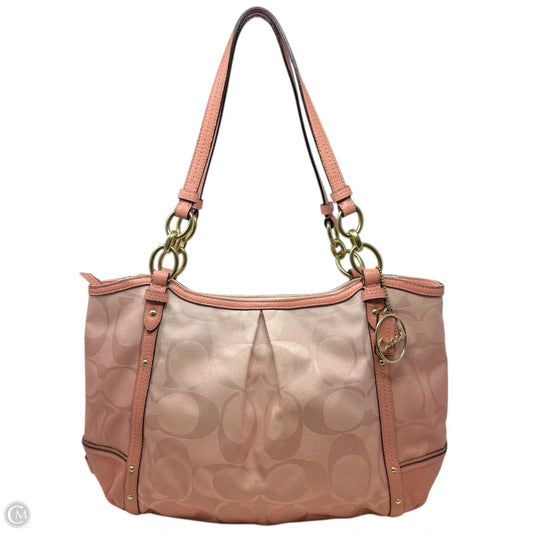 Alexandra Chain Ombre Tote Designer By Coach, Size: Medium