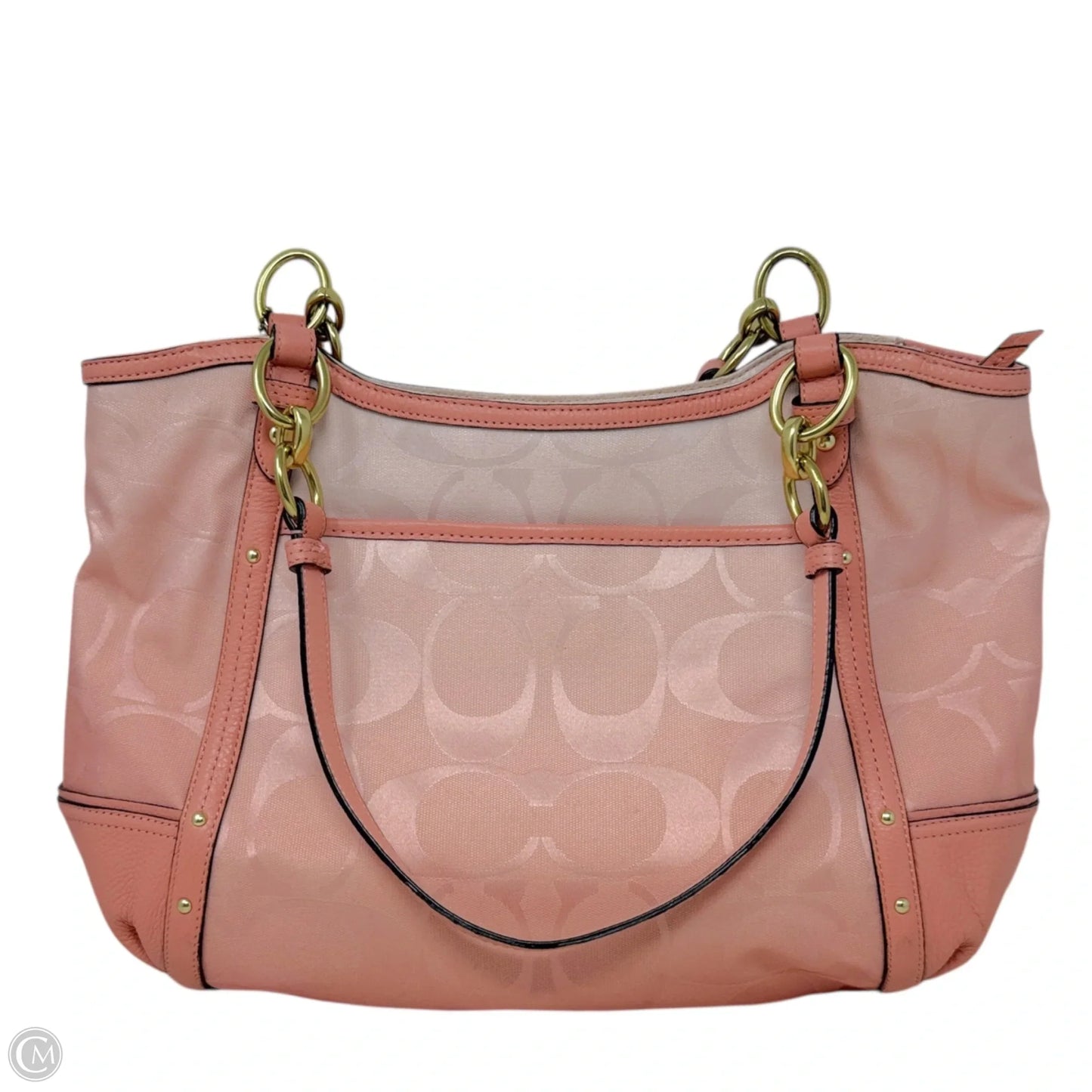 Alexandra Chain Ombre Tote Designer By Coach, Size: Medium