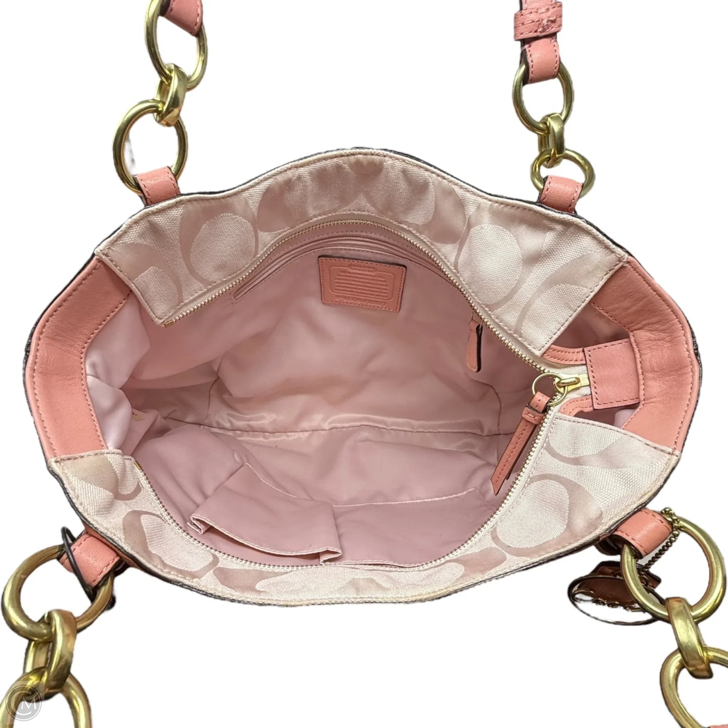 Alexandra Chain Ombre Tote Designer By Coach, Size: Medium