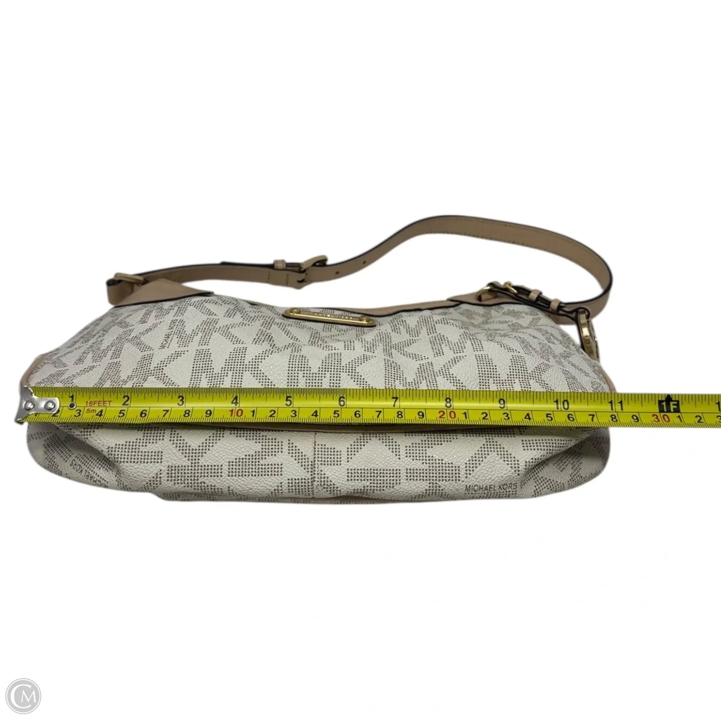 Logo Shoulder Handbag Designer By Michael Kors, Size: Medium