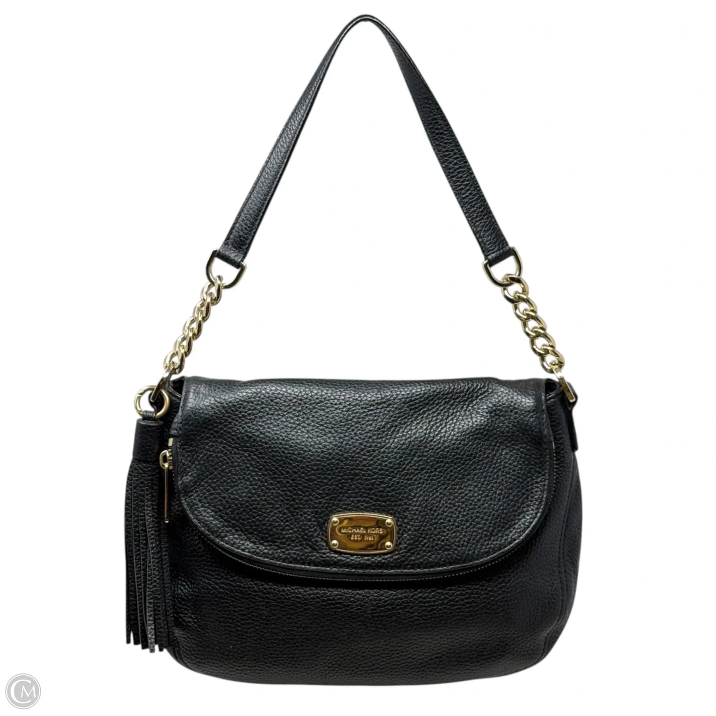 Bedford Tassel Shoulder Bag Designer By Michael Kors, Size: Medium