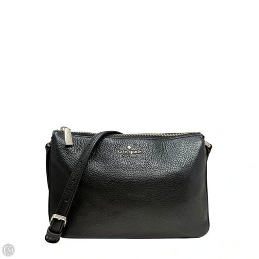 Jackson Leather Triple Gusset Crossbody Designer By Kate Spade, Size: Medium