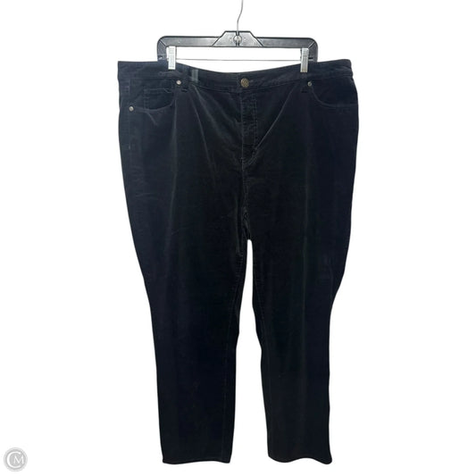 Pants Corduroy By Talbots In Black, Size: 20