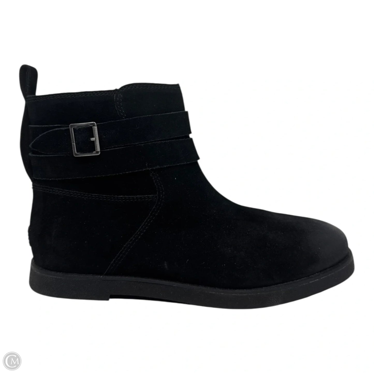 Josefene Suede Ankle Boots Designer By Ugg In Black, Size: 11