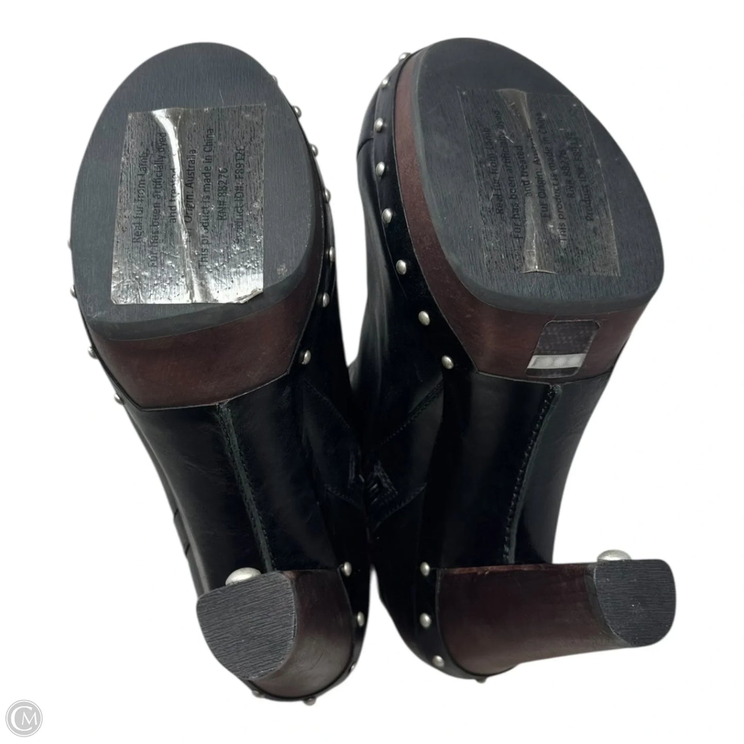 Ambrogia Studded Boots Designer By Ugg In Black, Size: 9.5