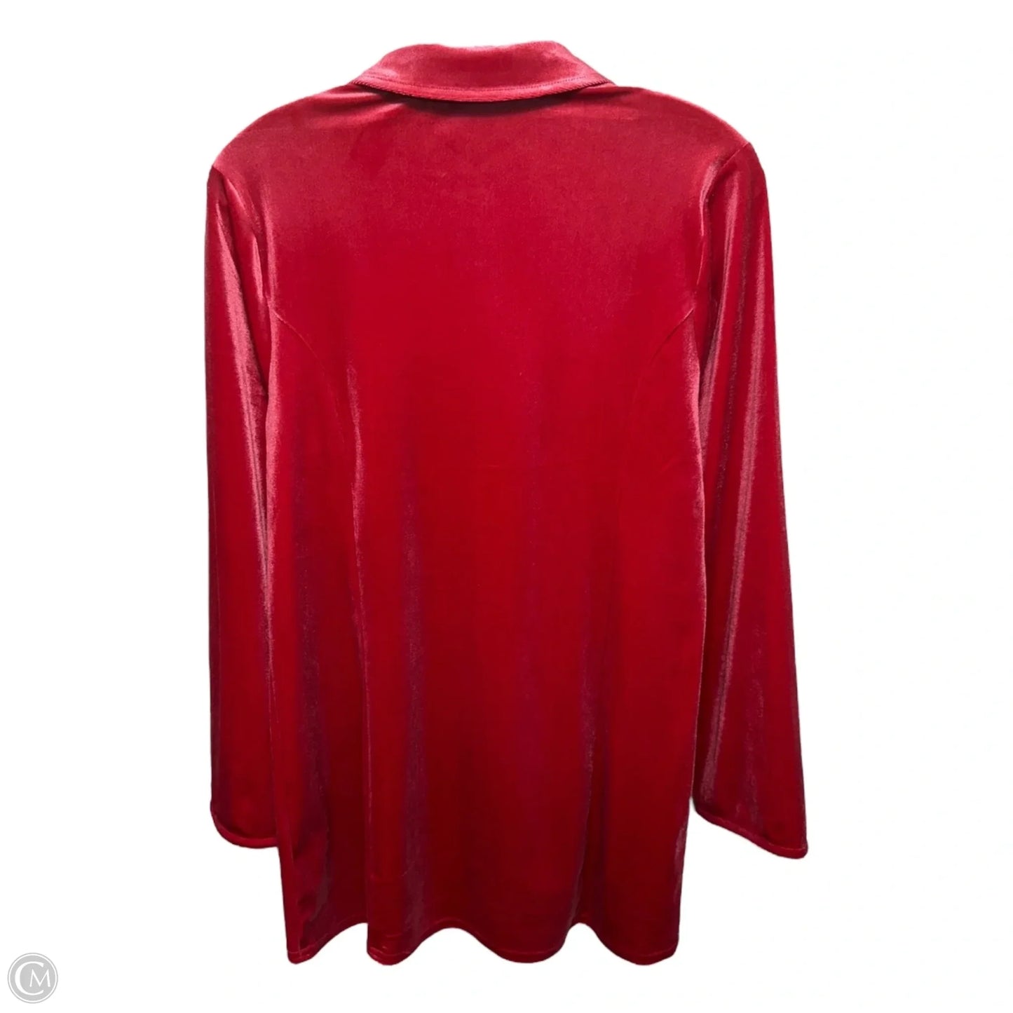 Top Long Sleeve By Soft Surroundings In Red, Size: M