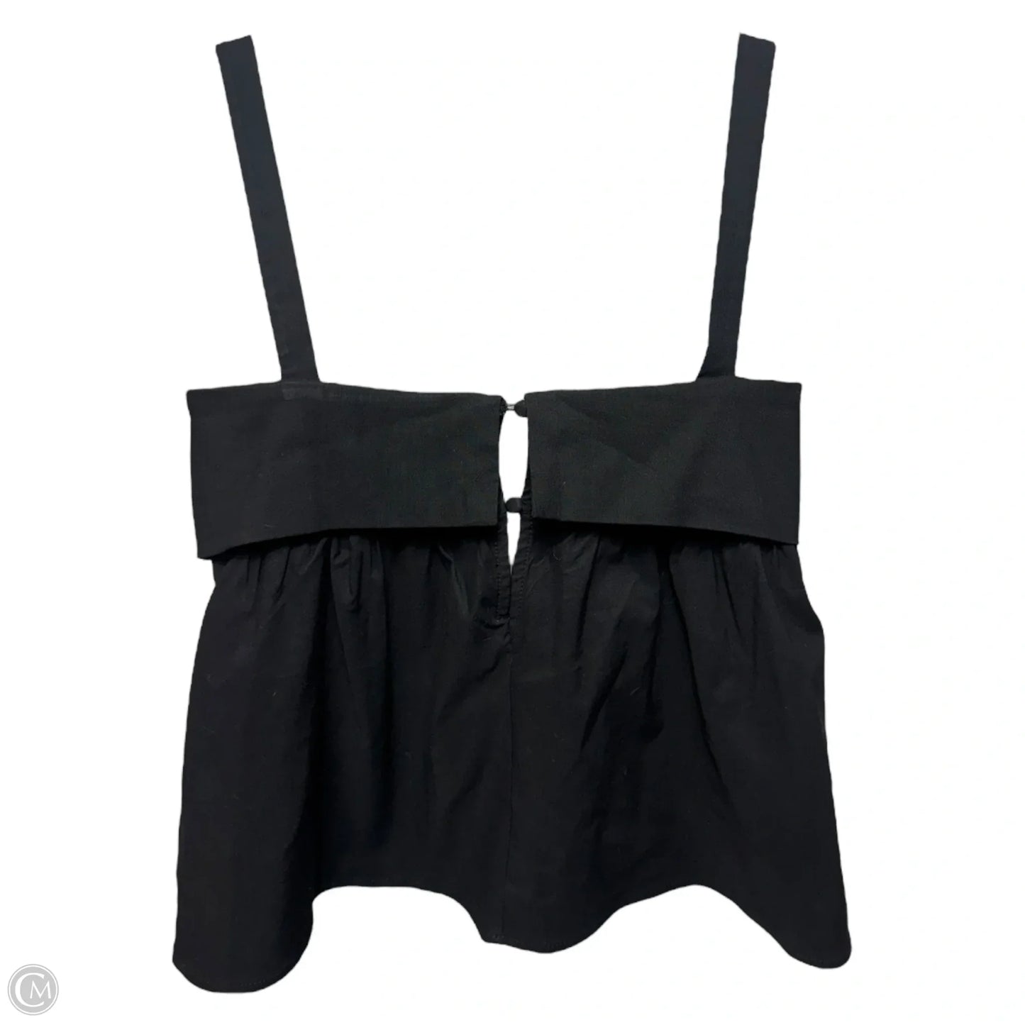 Peekaboo Square-Neck Empire Top By Maeve In Black, Size: S