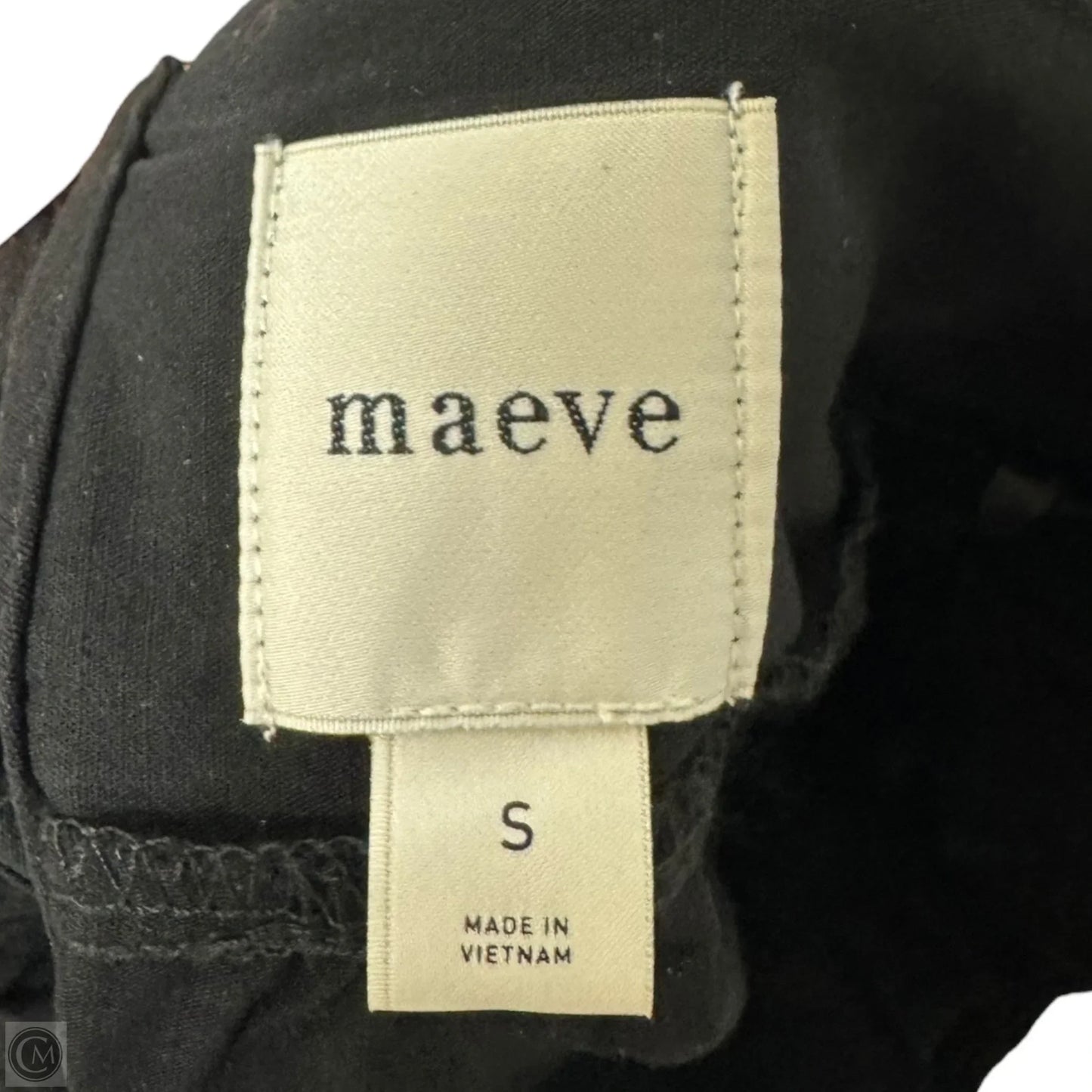 Peekaboo Square-Neck Empire Top By Maeve In Black, Size: S