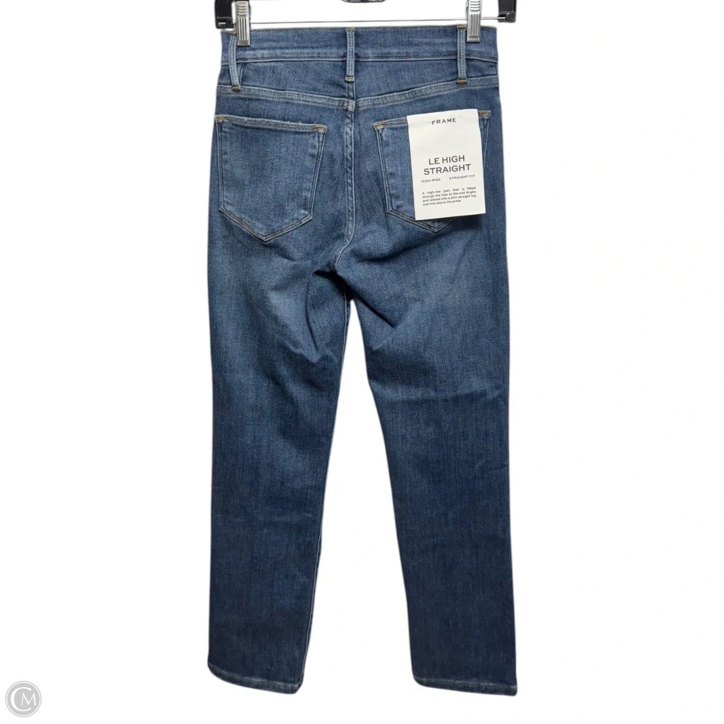 Le High Straight High Rise Jeans by Frame In Bestia Denim, Size: 0/25
