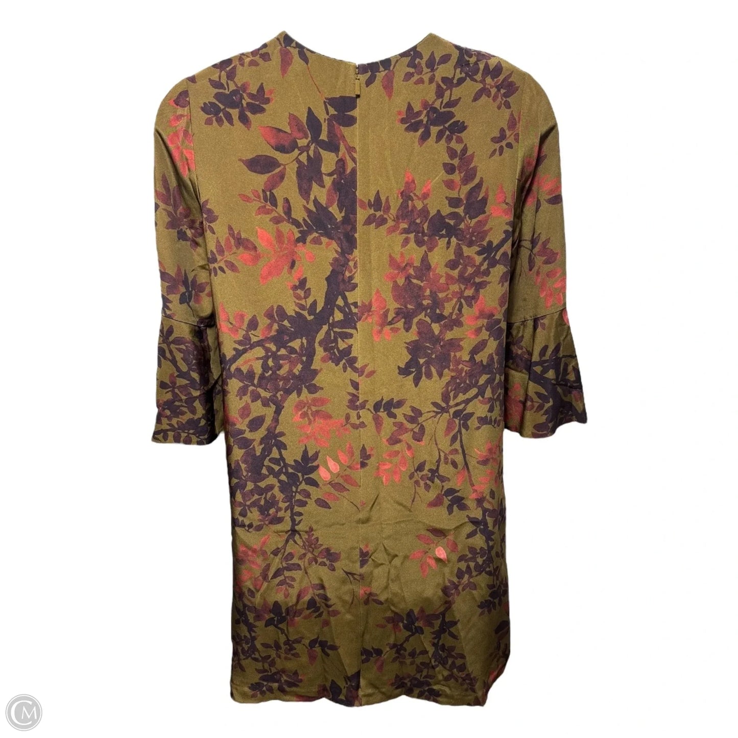 Sidra Silk Dress Designer By Lafayette 148 In Multi-colored, Size: L