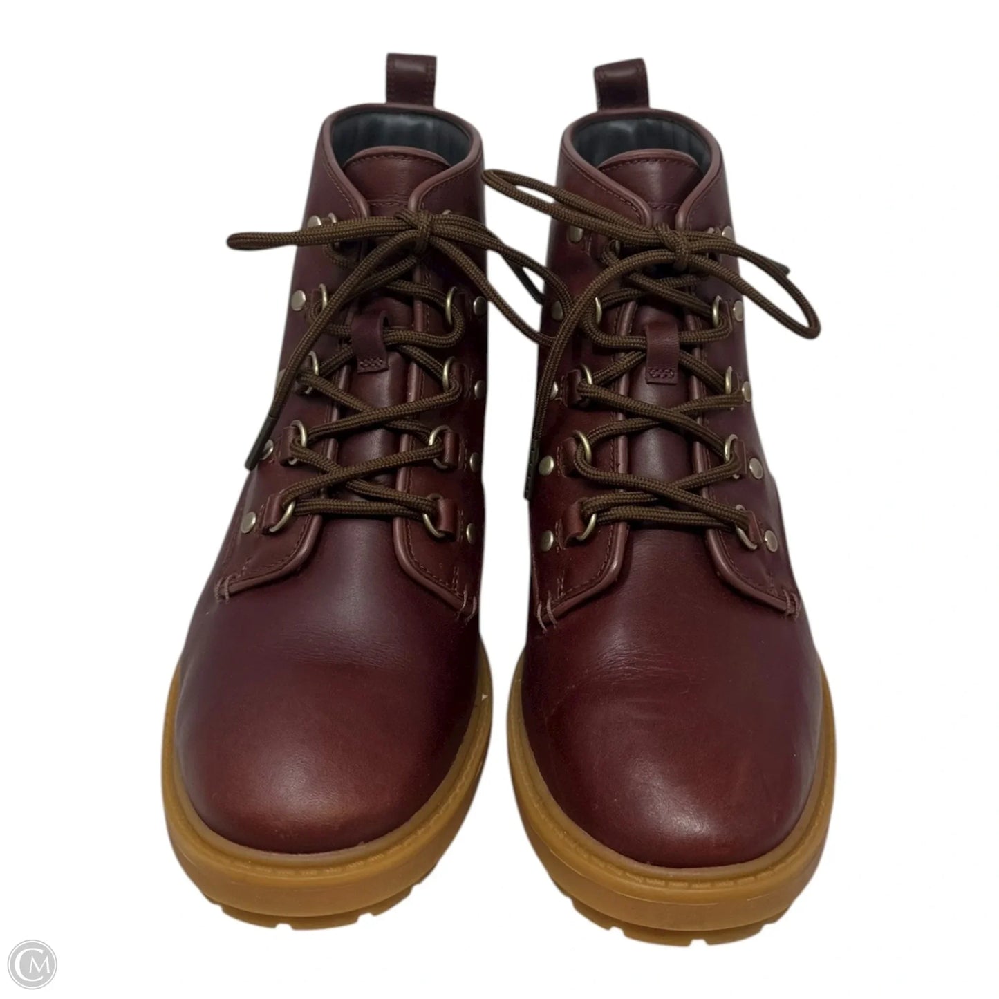 Waterproof Boots Hiking By Cole-haan In Red, Size: 8.5