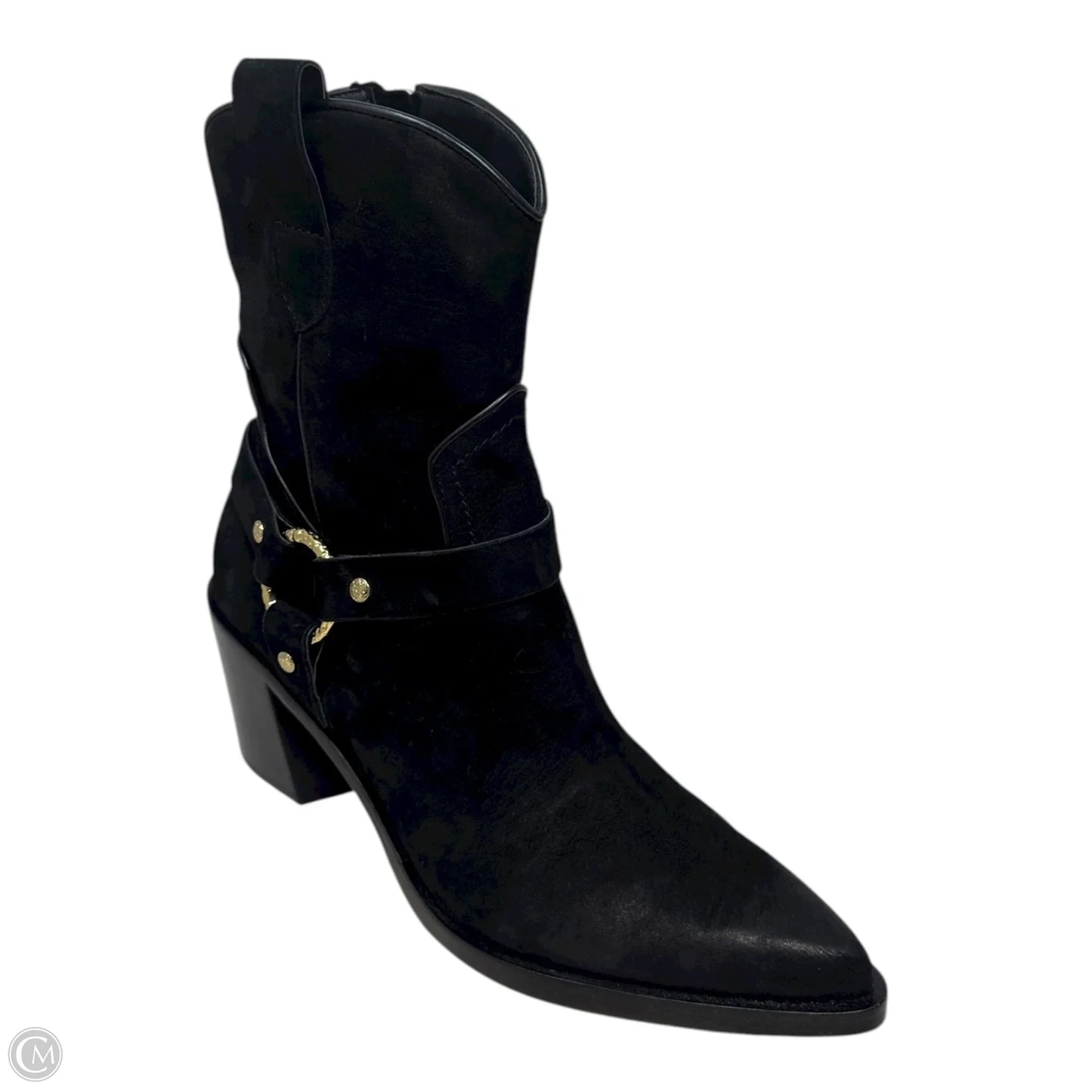 Kenzen Harness Boots Ankle Heels By Dolce Vita In Black, Size: 8